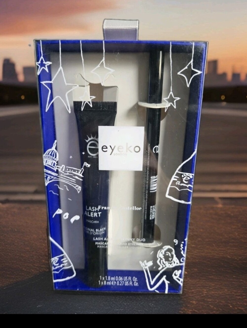 Eyeko London Francis Costelloe Lash Alert Skinny Duo NIB